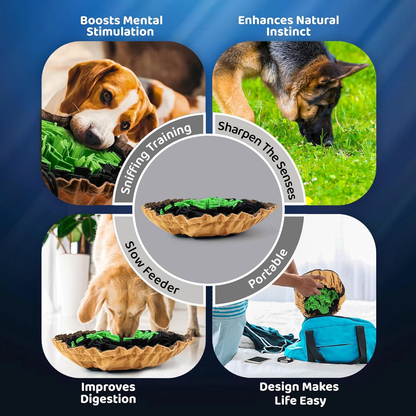 CalmPaw Snuffle Mat —  Mental Stimulation for Anxious Dogs