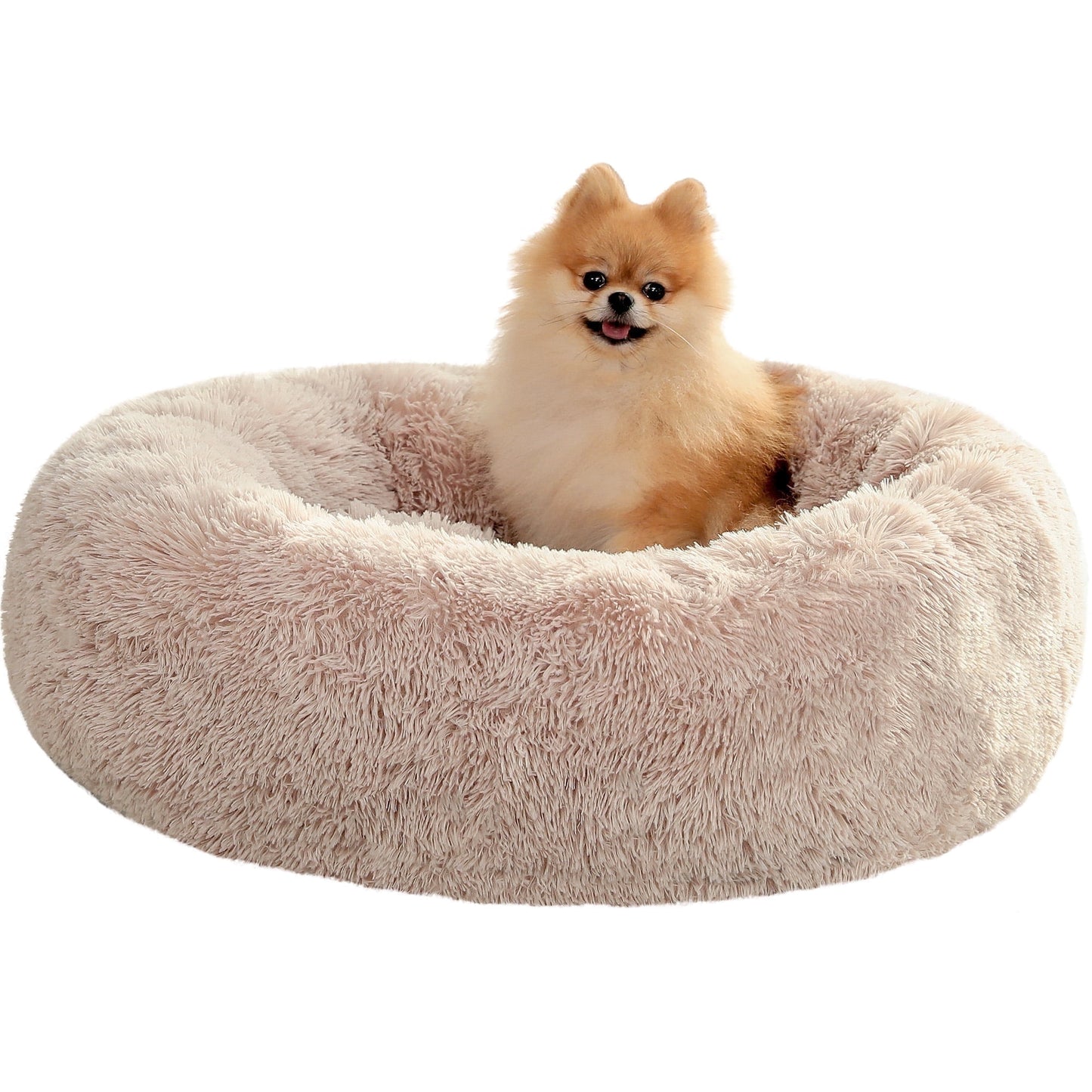 CalmPaw Calming Dog Bed —  Anti-Anxiety Donut Bed for Dogs & Cats